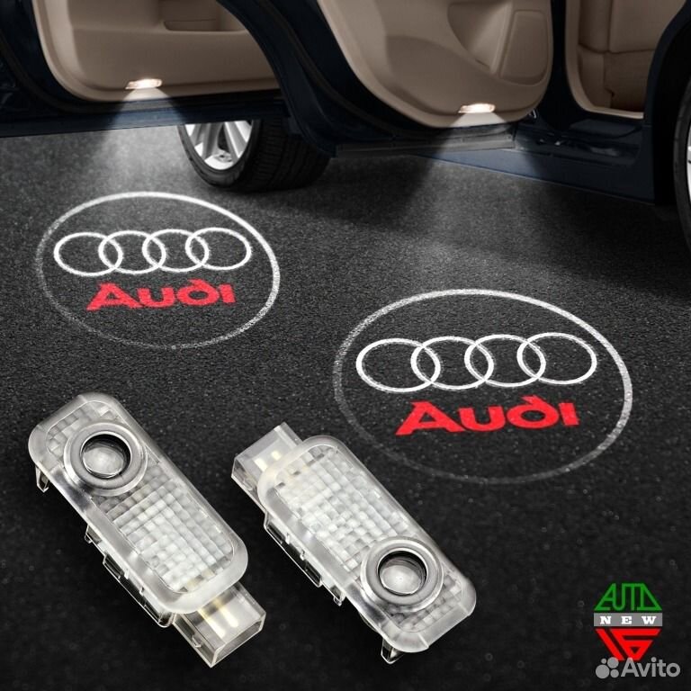 Штатная подсветка дверей Ауди А6(2.0) - Audi A6(2