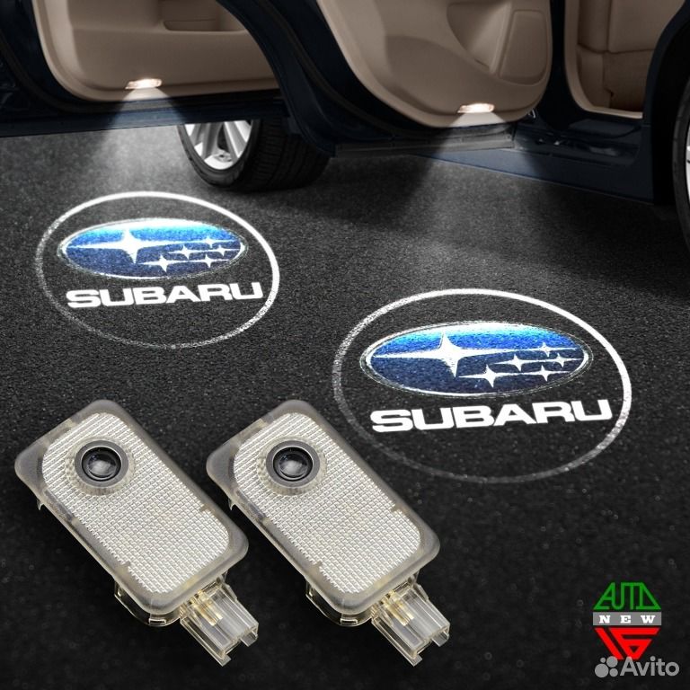 Штатная подсветка дверей Субару Аутбек - Subaru Ou