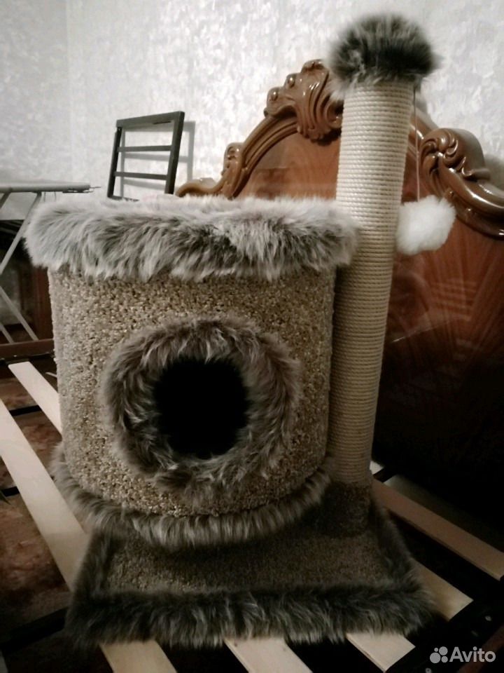 Домик для кошки +когтеточка купить на Зозу.ру - фотография № 2