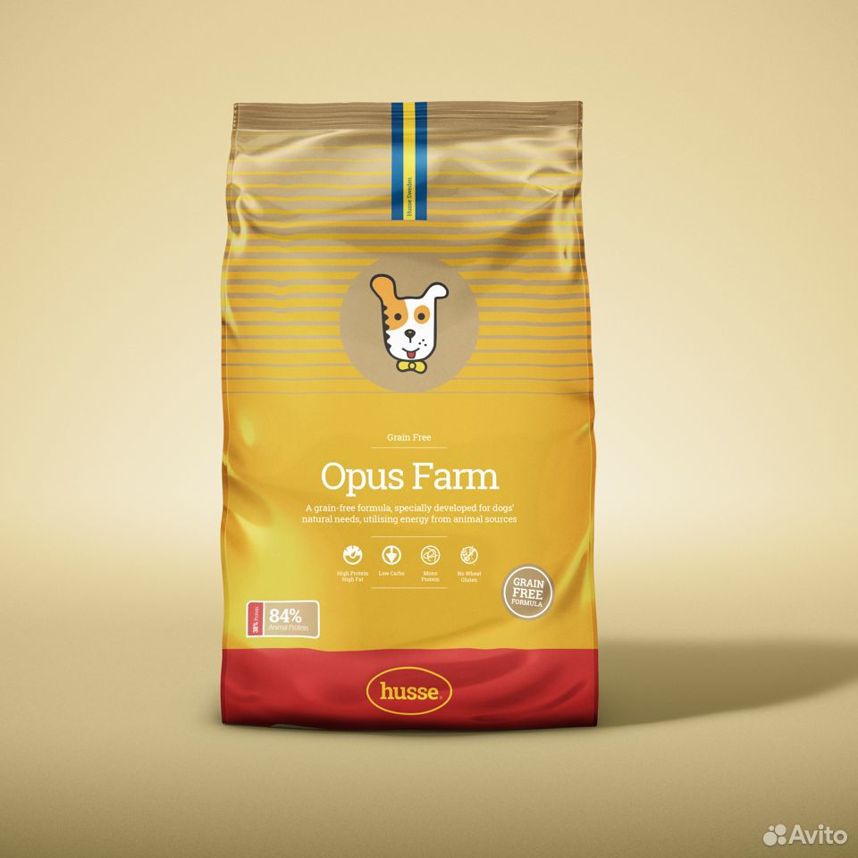 Сухой корм для собак Husse Opus Farm купить на Зозу.ру - фотография № 2