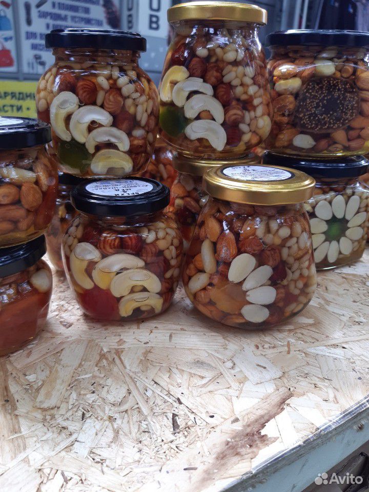 Мёд с орехами купить на Зозу.ру - фотография № 2