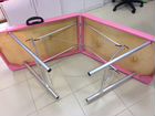 Кушетка массажный стол розовая объявление продам