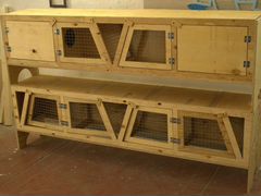 Клетка для кроликов деревянная модель А015