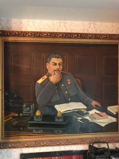 Портрет Сталина И.В. холст,масло
