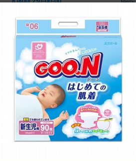 Памперсы Goon для новорождённого до 5кг