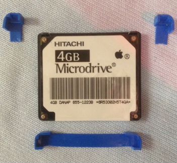 Hitachi Microdrive 4GB HDD Apple iPod mini CF