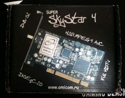 Тюнер Omicom SkyStar 4 + антенна с конвертором