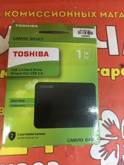 Переносной жесткий диск Toshiba 1TB