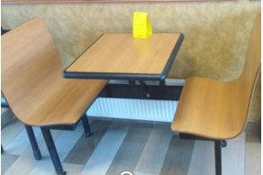 Стол/лавки для ресторана Subway