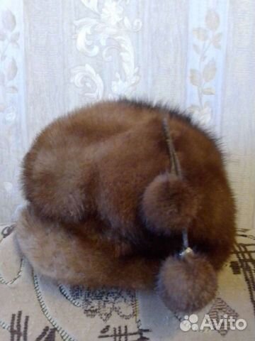 Шапка норковая в отличном состоянии