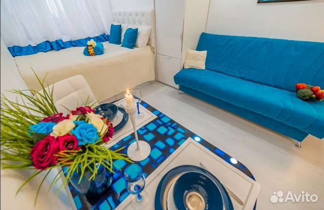 

Квартира-студия, 23 м², 2 кровати