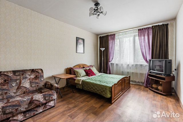 

1-к. квартира, 37,8 м², 2 кровати