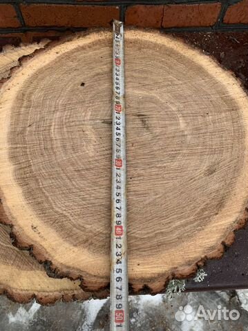 Спилы Слэб торцевые дуб ясень вяз