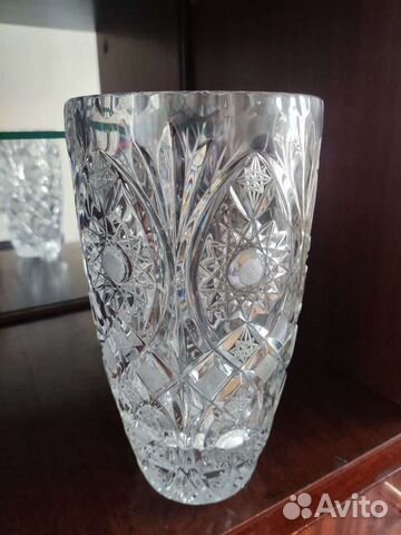 Ваза хрустальная СССР чехия