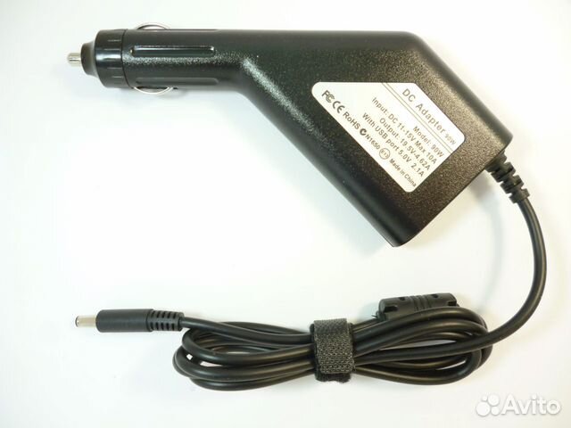 Новая автозарядка Dell HP Asus 90W 4.62A (4.5x3.0)