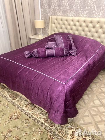 Покрывало и шторы комплект