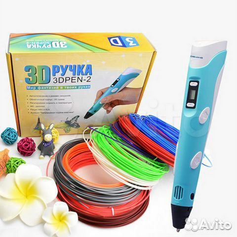 3Д ручка 3D ручка Pen 2 Голубая