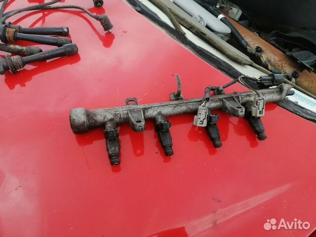 Рампа топливная, форсунки Hyundai Accent 1.5