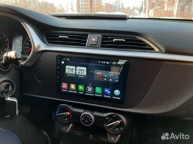 Android магнитола Kia Rio 2020 - 2023, есть Teyes