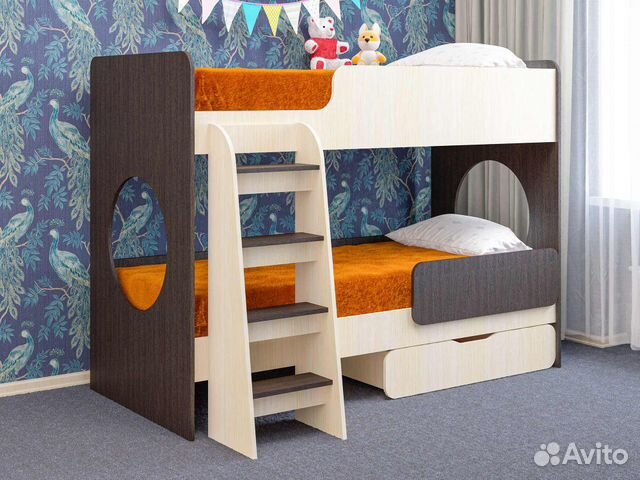 Кровать двухъярусная Мила