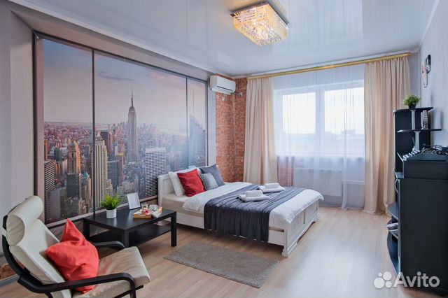 

1-к. квартира, 50 м², 2 кровати