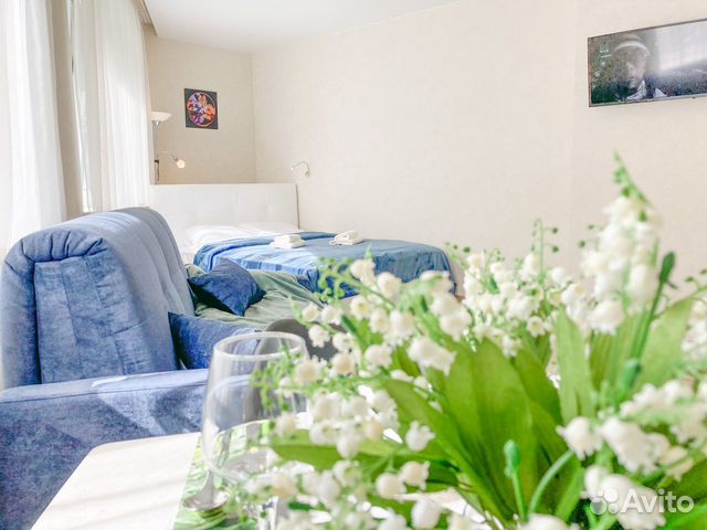

Квартира-студия, 45 м², 2 кровати