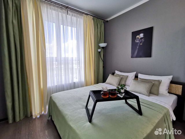 

1-к. квартира, 46 м², 2 кровати