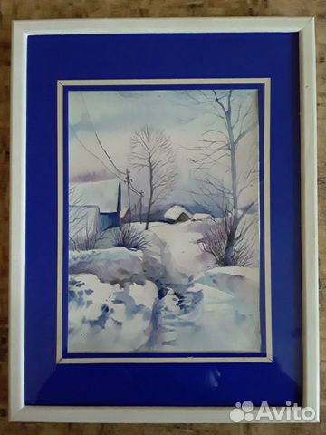 Картина акварель