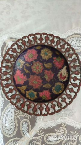 Блюдо индийское антикварное