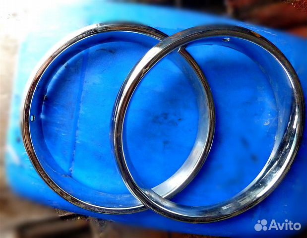 Ободки фар ваз 2101 СССР (хром)