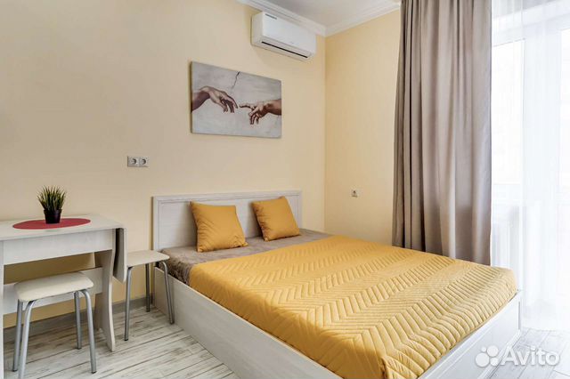 

Квартира-студия, 27 м², 2 кровати