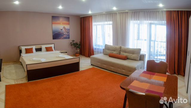 

Квартира-студия, 42 м², 2 кровати