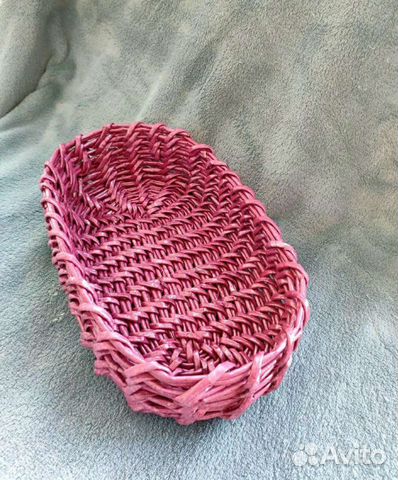 Корзина плетеная интерьерная ручная работа