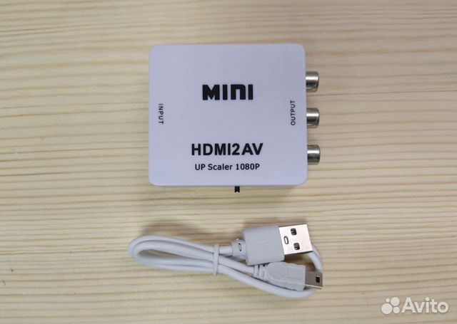 Видео переходник Hdmi - RCA / тюльпаны