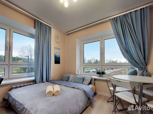 

1-к. квартира, 25 м², 2 кровати