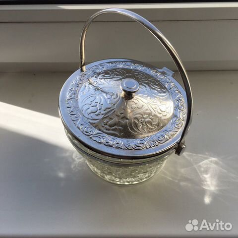 Сахарница стекло СССР