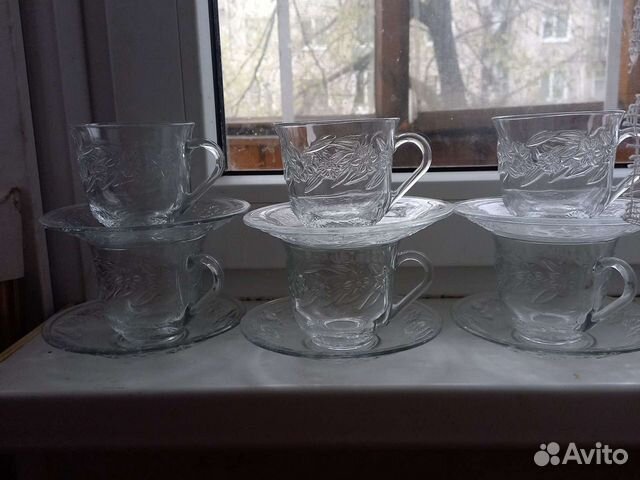 Набор чайных пар 6 штук