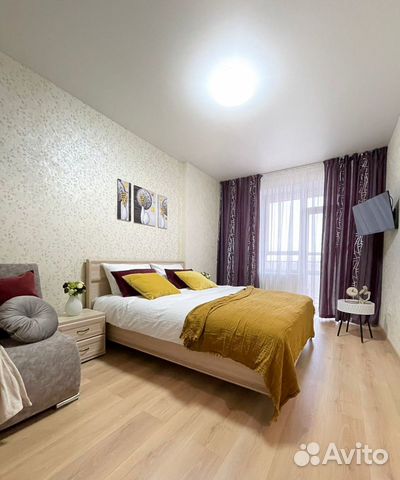 

1-к. квартира, 34 м², 3 кровати