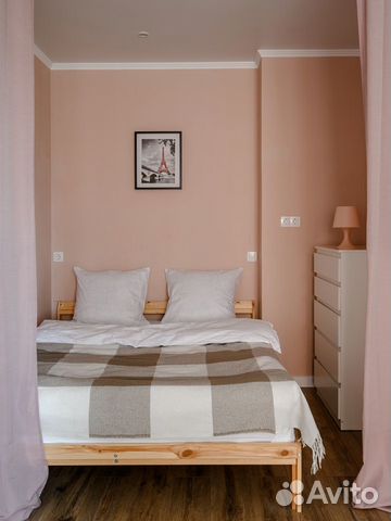 

1-к. квартира, 45 м², 2 кровати