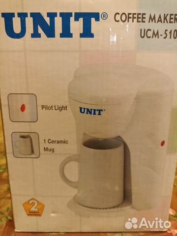 Кофеварка капельная новая