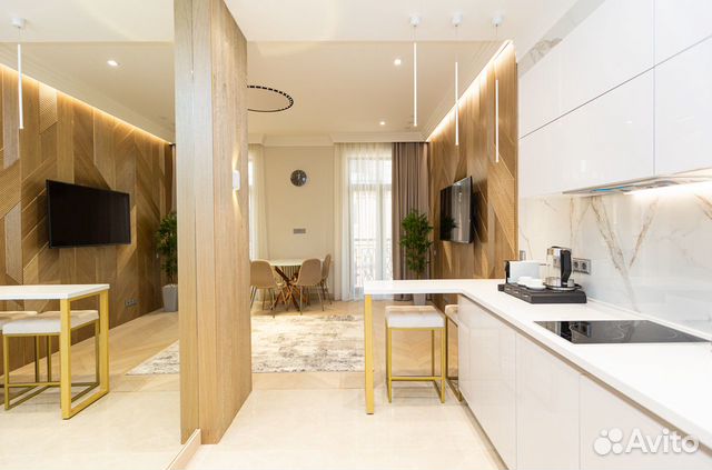 

Квартира-студия, 50 м², 2 кровати