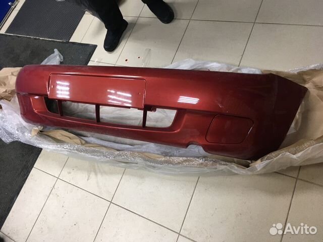 Бампер Калина передний цвет Калина 104 оригинал