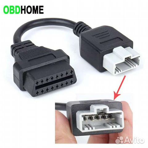 Переходник 5pin-OBD2 16pin для диагностики Honda