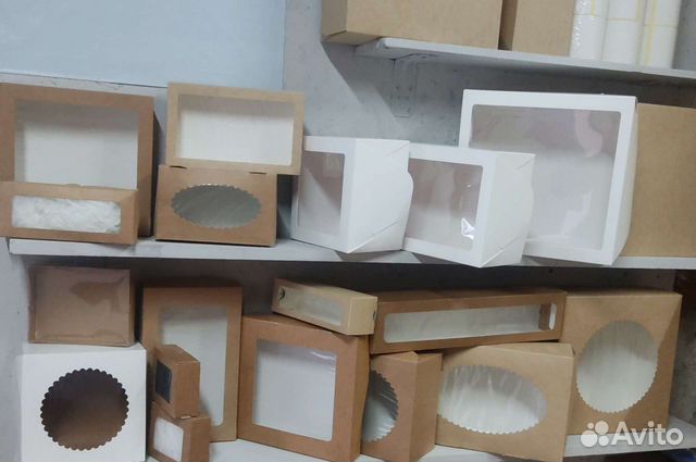 Коробки для капкейков, мафинов,печенья и шоколада