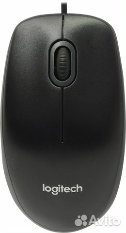 Мышь Logitech Optical Mouse B100 Black