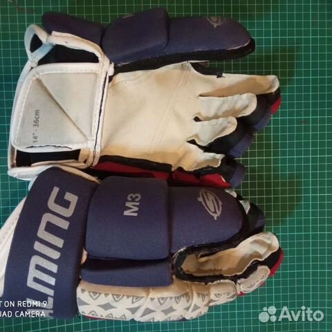 Краги хоккейные, замена ладошек