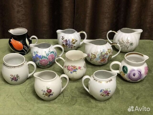 Молочники,фарфор,ссср(обновленное)