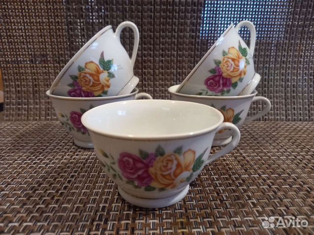Чашки китайского фарфора времен СССР