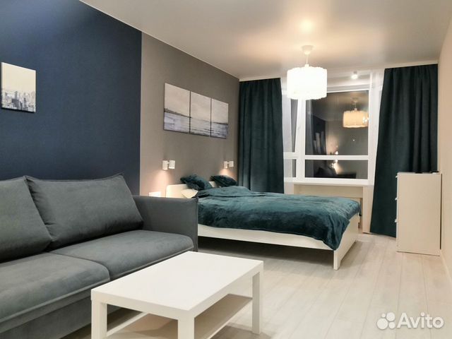 

1-к. квартира, 40 м², 2 кровати
