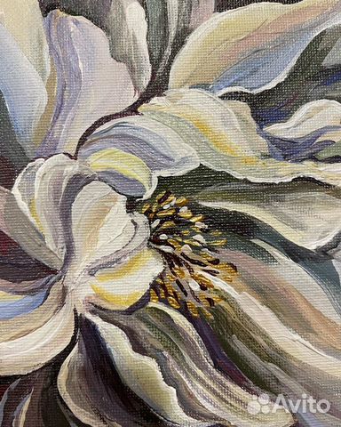 Картина абстракция «Цветок»
